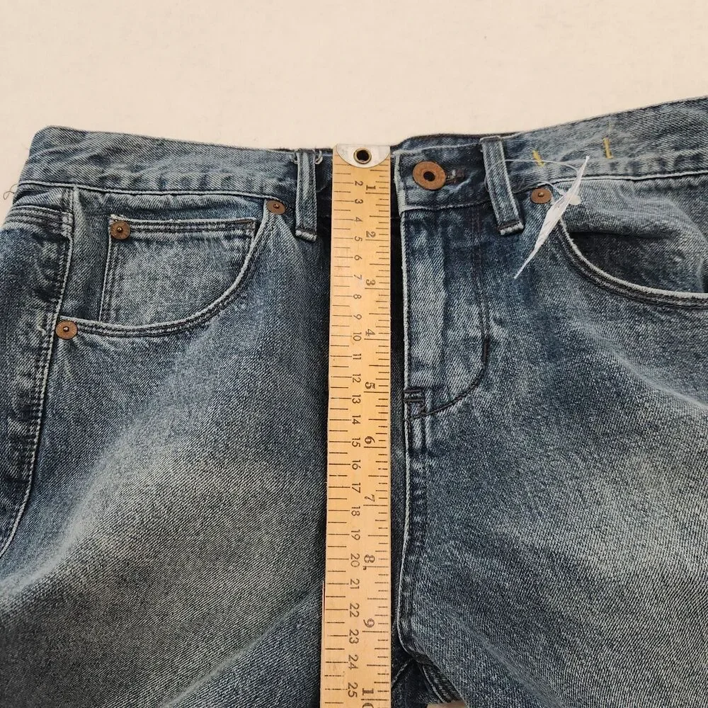 Madewell BoyJean Slim Jeans Womens 26 Mid Rise Distressed Blue‎ Denim NWT